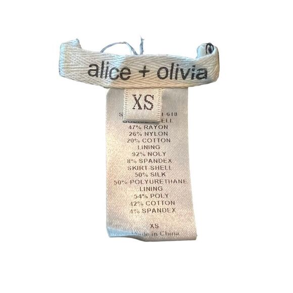 Alice + Olivia black sparkly skirt dress. Size xs - Picture 3 of 9